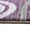 Flash Furniture Purple 2' x 7' Modern Swirl Pattern Area Rug OKR-RG1103-27-PU-GG